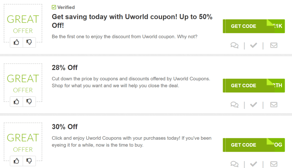 [Verified] UWORLD Coupon Codes, Discounts and Deals